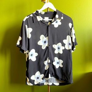 Sandro floral viscose shirt